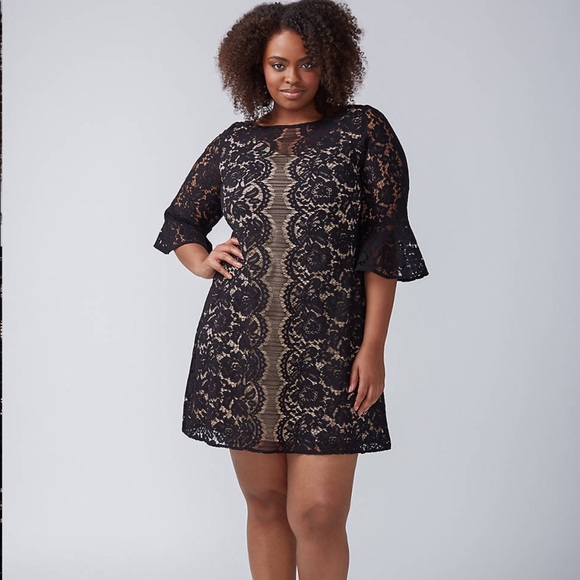 chinese dress ladies Lane Bryant Black Women Size 4X Womens Dress